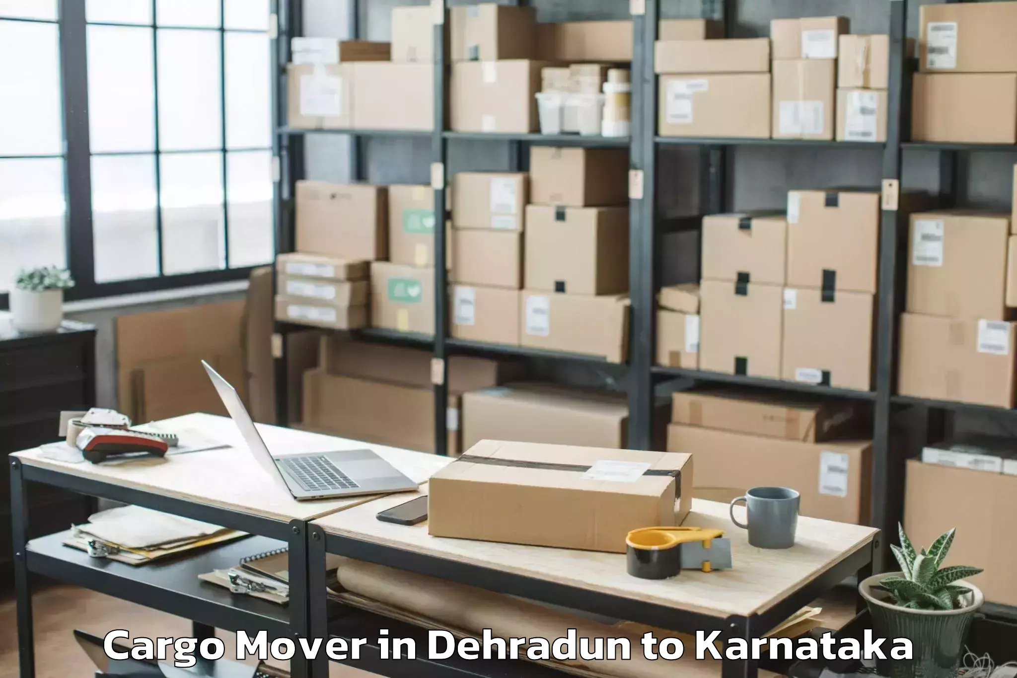 Book Dehradun to Lingadabailu Cargo Mover